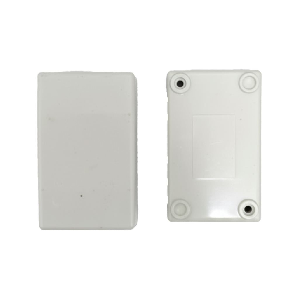 Plastic box with acrylic lid